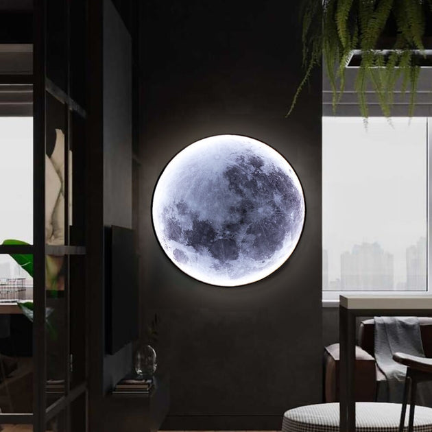 Modern LED Moon Wall Lamp For Indoor Lighting In Bedroom Living Room Hallway Decor Frontier General Hardware