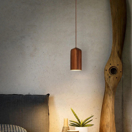 Nordic Pendant Lamp Matchstick Design Solid Wood Light For Home Bar Restaurant Ceiling Lighting Frontier General Hardware