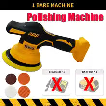 DEWALT Brushless Polisher LED Light Cordless Electric Wrench Green Laser Level Tool Combo Kit