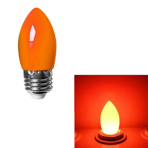 LED SMD Bulbs C35 1W 2W 3W 5W E27 220V Indoor Colorful Lights Red Blue Green White Warm White Wedding Decor Lamps Frontier General Hardware