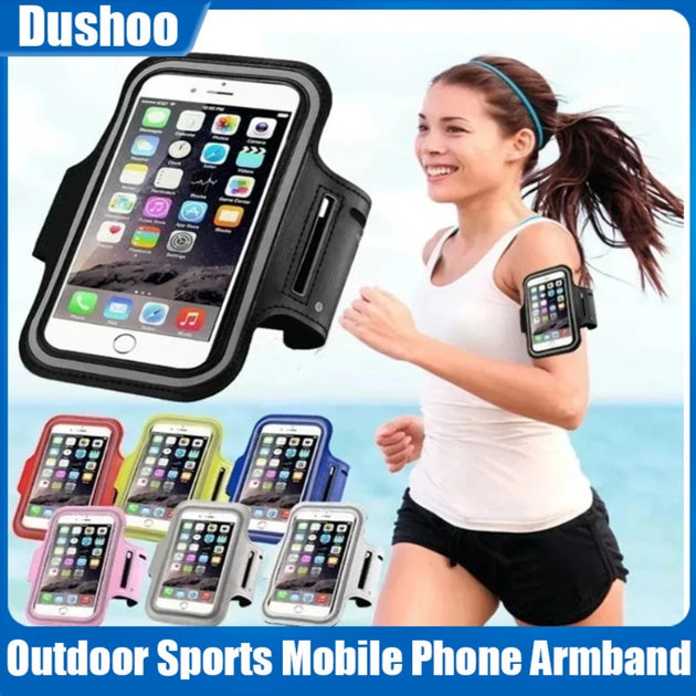 5.5inch Outdoor Sports Mobile Phone Armband Smartphone Key Holder Gym Running Phone Bag Arm Band Cases for Samsung iPhone Holder Frontier General Hardware