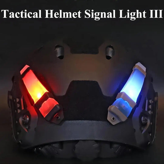 BOOIU Tactical FMA Helmet Safety Flashing Light IR Strobe Waterproof Outdoor Equipment Survival Signal Light Hiking Cycling Lamp Frontier General Hardware