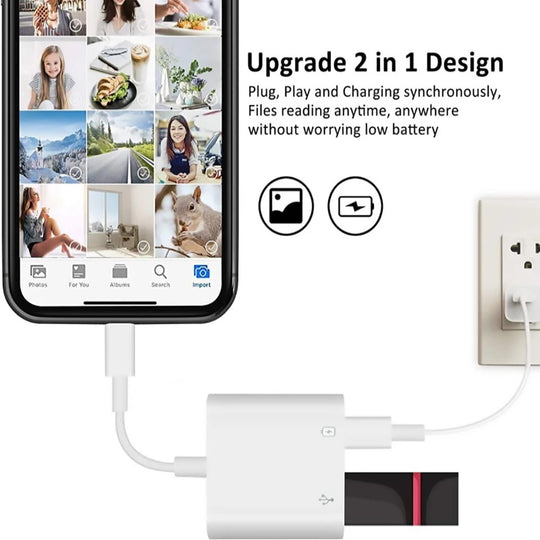 USB C To USB A 3.0 Adapter With Charging OTG Cable Type C Splitter USB Female Adapter OTG For Mouse Keyboard Frontier General Hardware