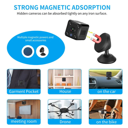 Xiaomi X6 Mini Camera 1080P HD WiFi Remote Monitor For Baby And Pet Built In Battery Night Vision Smart Home Security Frontier General Hardware