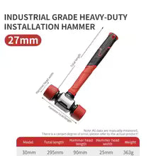 Rubber Hammer Rubber Hammer Paste Floor Tile Installation Hammer Solid Rubber Hammer Hammer Rubber Hammer Tools