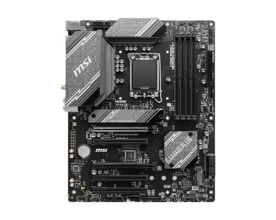 MSI B760 Gaming Plus WiFi Motherboard LGA 1700 Support 14th 13th 12th Gen Intel CPUs DDR5 256GB ATX Frontier General Hardware