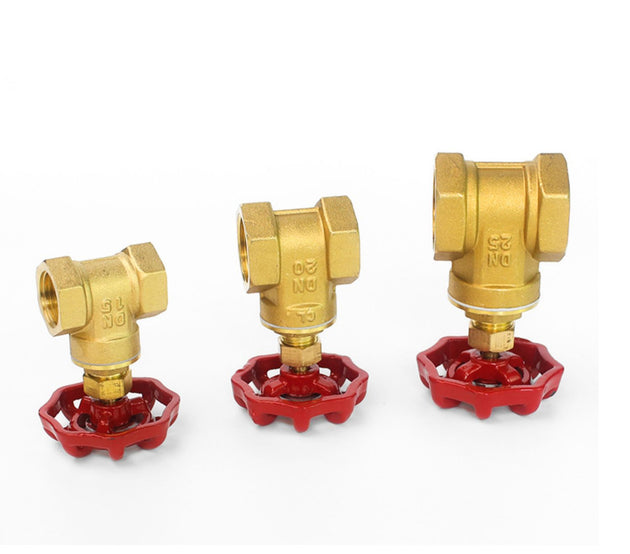 Brass Gate Valve Two Way Female To Female Thread One Half Inch And Three Quarter Inch Internal Thread Water Valve Frontier General Hardware