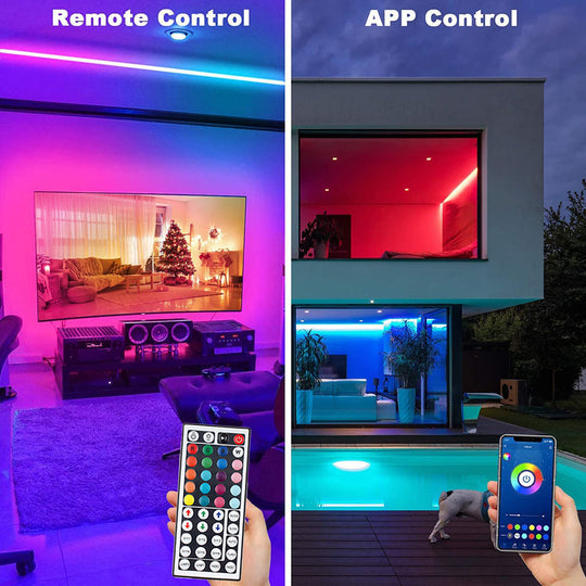 5V USB RGB LED Strip Lights Flexible Tape 1m To 20m With App Control IR Remote Backlight For TV Bedroom Decor Frontier General Hardware