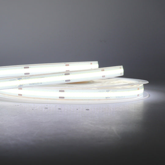 IP68 Waterproof COB LED Strip 12V 24V 480 LEDs Per Meter Bright Flexible Ribbon Silicone Tape For Swimming Pool Decor Frontier General Hardware