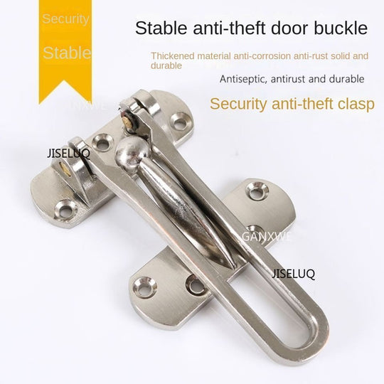 Stainless Steel Front Door Hasp Lock Security Chain Door Fastener Guard Catch For Home Safety Frontier General Hardware