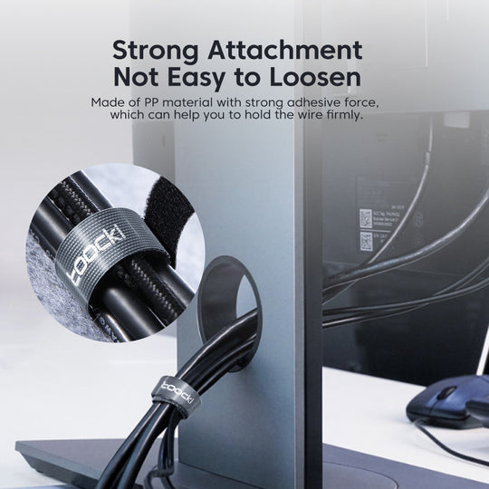 Toocki Cable Organizer Wire Winder USB Cable Management Protector Earphone Mouse Cord Ties Phone Accessory for iPhone Samsung Frontier General Hardware