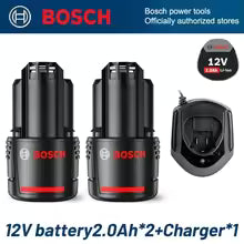 Bosch battery 12V battery, 2.0Ah BAT411 Lithium ion Rechargeable Battery BAT411A BAT412 BAT412A BAT413 Battery Charger