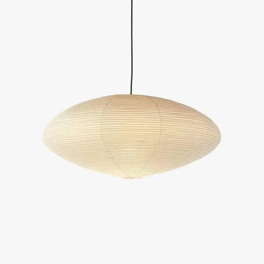 Denmark Rice Paper Pendant Lamp Ceiling Suspension 50cm And 60cm Diameter Metal And Paper E27 AC 90 To 260V White Shade Frontier General Hardware