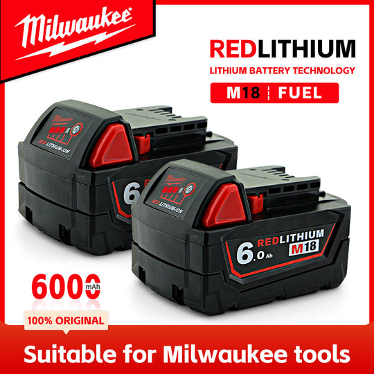 Milwaukee 18V M18 Milwaukee Lithium ion Battery M18 B6 XC 48-11-1815 2604-20 48-11-1850 Rechargeable tool battery Frontier General Hardware