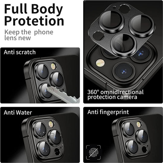 Metal Camera Lens Protector Glass For IPhone 16 15 14 13 Pro Max Mini Plus Full Cover Lens Shield Frontier General Hardware