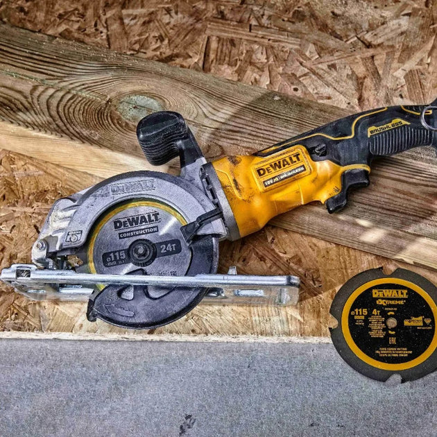 DeWalt 24T 115mm Construction Circular Saw Blade for DCS571 Framing Cordless Power Tool Accessory Frontier General Hardware