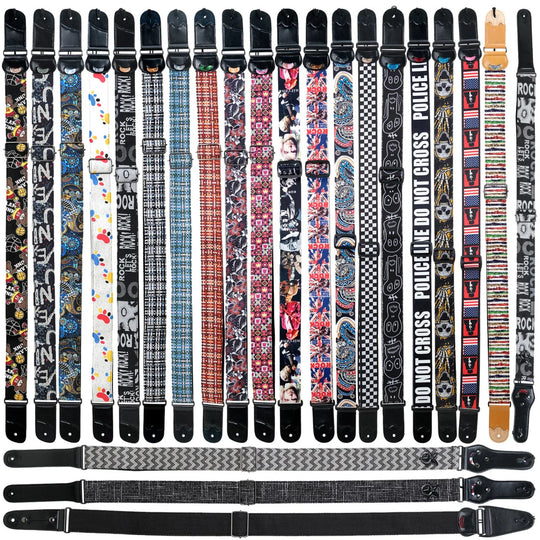 Electric Guitar Strap Premium With Pick Universal Fit For Acoustic Electric Bass Ukulele Banjo Mandolin Accessories Frontier General Hardware