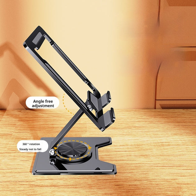 360 Degree Rotatable Tablet And Phone Stand Portable Adjustable Foldable Desktop Lift Cooling Base Vertical Frontier General Hardware