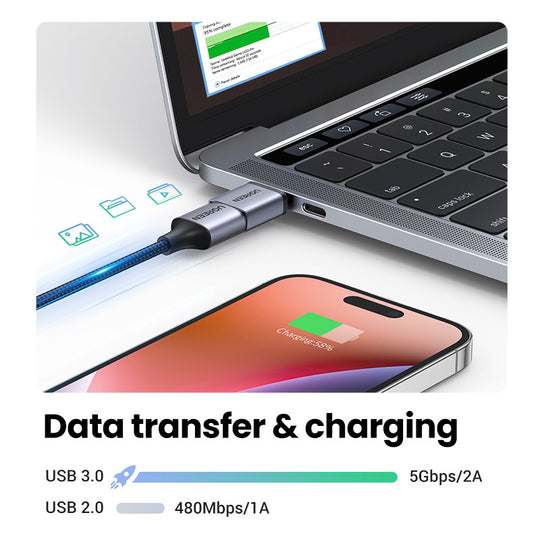 UGREEN USB 3 0 OTG Type C To USB Female Adapter Thunderbolt 3 Compatible For MacBook Pro Air Xiaomi Samsung S20 S10 OTG Frontier General Hardware