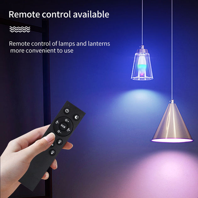 Wifi E14 LED Bulbs 220V Candle Light RGB Lamp Tuya Smart Life Remote RF 2 4G With Voice Control Alexa Google Assistant Frontier General Hardware