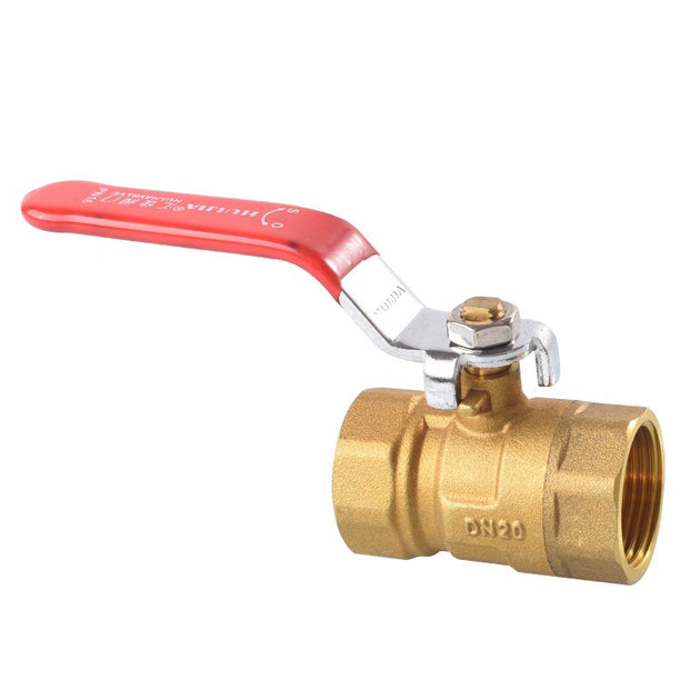 Brass Ball Valve With Female And Male Threads For Copper Pipe Fittings From One Eighth To One Half Inch Frontier General Hardware