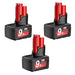 Milwaukee M12 Battery 12V 9.0Ah Rechargeable Battery 48-11-2402 48-11-2411 9000mAh Power Tool Replacement Battery