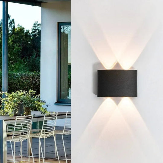 LED Wall Light Waterproof Outdoor Indoor IP65 AC 86 265V 2W 4W Garden Stair Night Lighting Garage Exterior Frontier General Hardware