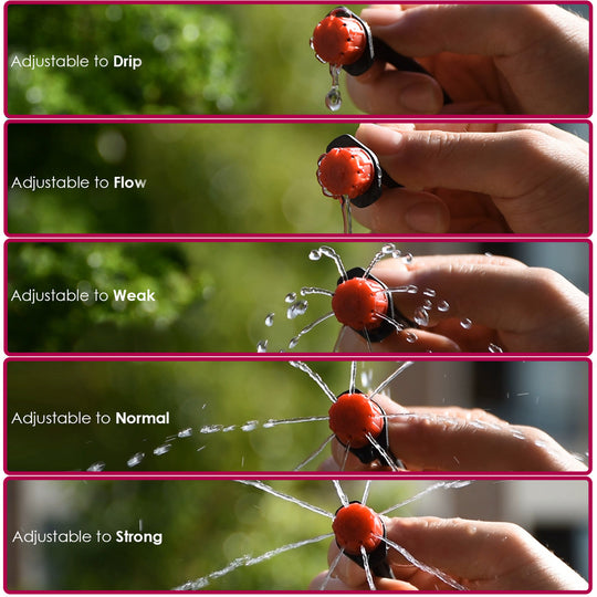KESLA 5-50M Greenhouse Automatic Watering System Kit Garden Micro Drip Irrigation Dripper DIY for Potted Bonsai Plant Vegetables Frontier General Hardware