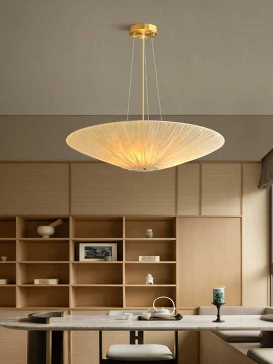 Japanese Style Xuan Paper Pendant Light for Living Room and Bedroom Homestay Lighting Tea Room Chinese Restaurant Frontier General Hardware