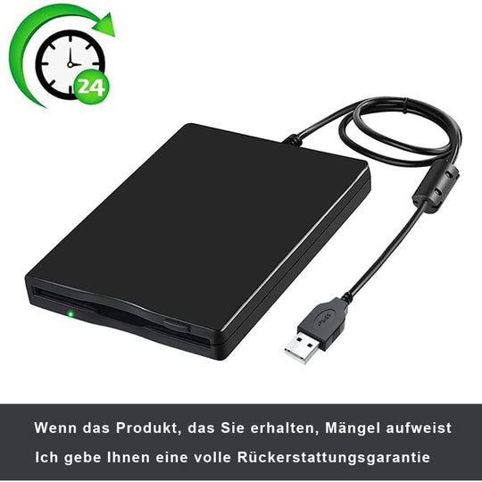 External USB Floppy Disk Drive 3.5 Inch Portable 1.44 MB FDD For Mac Windows PC Laptop Desktop Frontier General Hardware