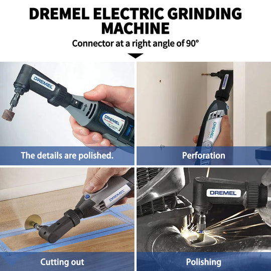 Dremel 575 Right Angle Attachment For Rotary Tools Compatible With Dremel 4000 3000 8200 275 Electric Grinder Kit Frontier General Hardware