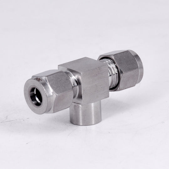Stainless Steel 3 Way Tee Compression Fitting For 6To14 Mm Tubes BSP Female Threads M10x1 M14x1.5 M16x1.5 M20x1.5 Frontier General Hardware