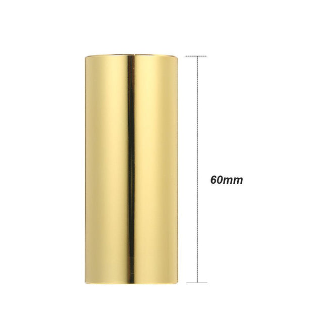 60mm Stainless Steel Guitar Slide for Ukulele Banjo and Other Stringed Instruments 304 Stainless Glide Tube Finger Slip Frontier General Hardware