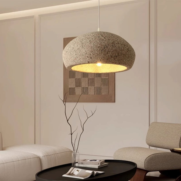 Nordic Wabi Sabi Pendant Lamps LED Ceiling Chandelier For Dining Room Living Room Bedroom Loft Lighting Frontier General Hardware