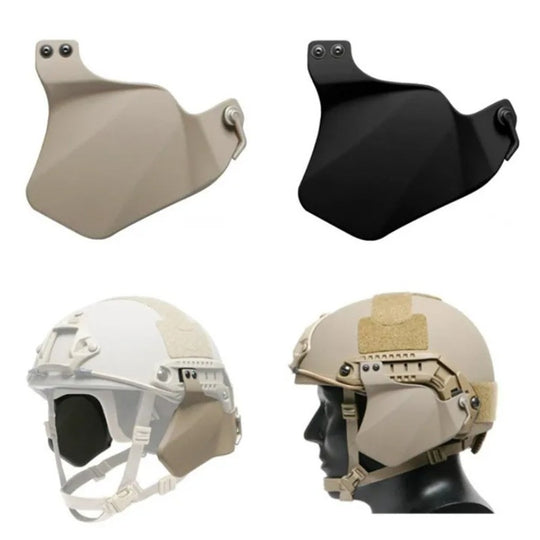 Tactical Airsoft Helmet Side Cover Ear Protection Cover Helmet Earmuffs For FAST MICH ACH Helmet Accessories Frontier General Hardware