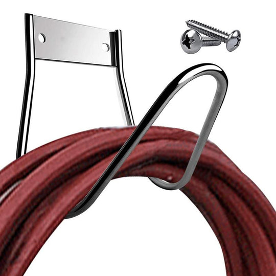 Hose Hanger Stainless Steel Small Wall Mount Garden Hose Hook Heavy Duty Hose Hook for Garden Hose Expandable Hose Hose Reel Frontier General Hardware