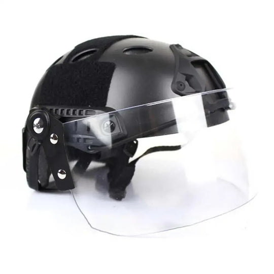 Protective Goggles For FAST MICH 2000 Rail Helmets Transparent Shockproof Lens Airsoft Tactical Eyewear Frontier General Hardware