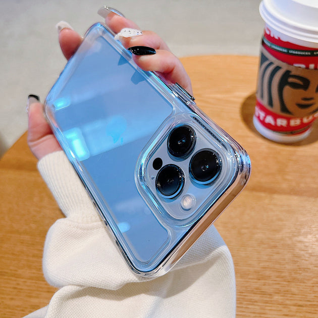 Luxury Transparent Shockproof Armor Case for iPhone 16 15 14 13 12 Mini 11 Pro XR XS Max 7 8Plus Clear Bumper Hard Acrylic Cover Frontier General Hardware