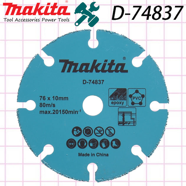 Makita 76mm Cut Off Wheel Set 1mm Thick 10mm Arbor 5 Pack For DMC300 DCS438 Metal Stainless Steel Wood Alloy Disc Frontier General Hardware