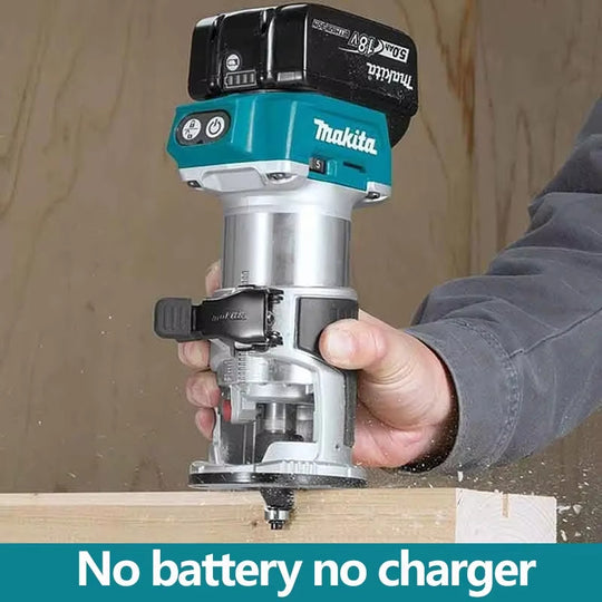 Makita DRT50 Cordless Trimmer Brushless 18V With LED Job Light Dust Extraction Variable Speed Tool For Milling Engraving Frontier General Hardware