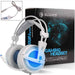 SADES USB 7.1 Stereo wired gaming headphones game headset over ear with mic Voice control for laptop computer gamer|Phone Earphones & Headphones