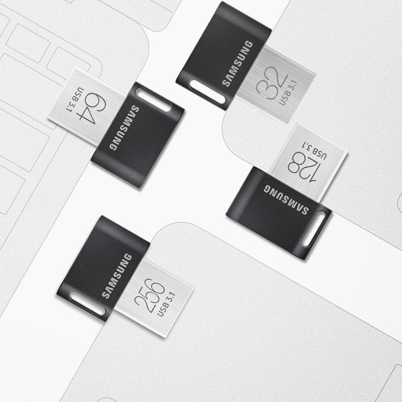 SAMSUNG USB 3.1 USB Flash Drive FIT Plus 32G 64G 128G 256G Pen Drive Tiny Memory Stick Storage Device U Disk Mini Flashdrive - Frontier General Hardware