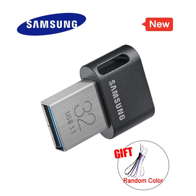 SAMSUNG USB 3.1 USB Flash Drive FIT Plus 32G 64G 128G 256G Pen Drive Tiny Memory Stick Storage Device U Disk Mini Flashdrive - Frontier General Hardware