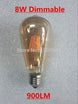 Vintage ST64 LED Filament Bulb 2W-12W Dimmable E27 B22 Gold Glass Edison Lamp 2700K 360 Degree Beam Frontier General Hardware