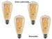 Vintage ST64 LED Filament Bulb 2W-12W Dimmable E27 B22 Gold Glass Edison Lamp 2700K 360 Degree Beam Frontier General Hardware