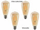 Vintage ST64 LED Filament Bulb 2W-12W Dimmable E27 B22 Gold Glass Edison Lamp 2700K 360 Degree Beam Frontier General Hardware