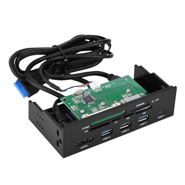 STW 3125 Card Reader 5.25 inches Multifunction Internal Card Reader Dashboard PC Front Panel supports M2 MSO SD MS XD CF card|sd sd|front panel pcpc card - Frontier General Hardware