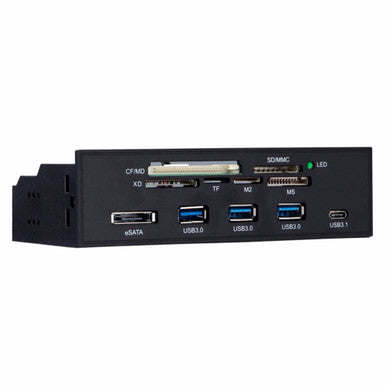 STW 3125 Card Reader 5.25 inches Multifunction Internal Card Reader Dashboard PC Front Panel supports M2 MSO SD MS XD CF card|sd sd|front panel pcpc card - Frontier General Hardware