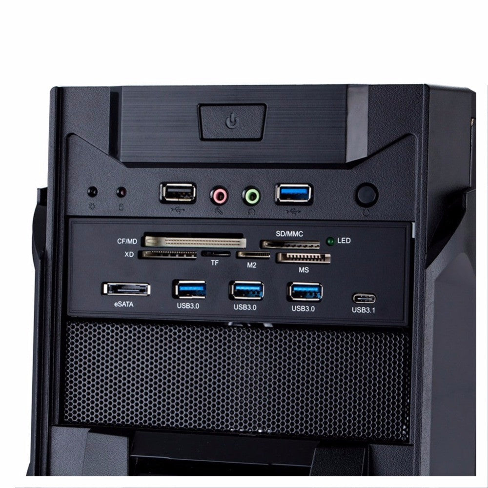 STW 3125 Card Reader 5.25 inches Multifunction Internal Card Reader Dashboard PC Front Panel supports M2 MSO SD MS XD CF card|sd sd|front panel pcpc card - Frontier General Hardware