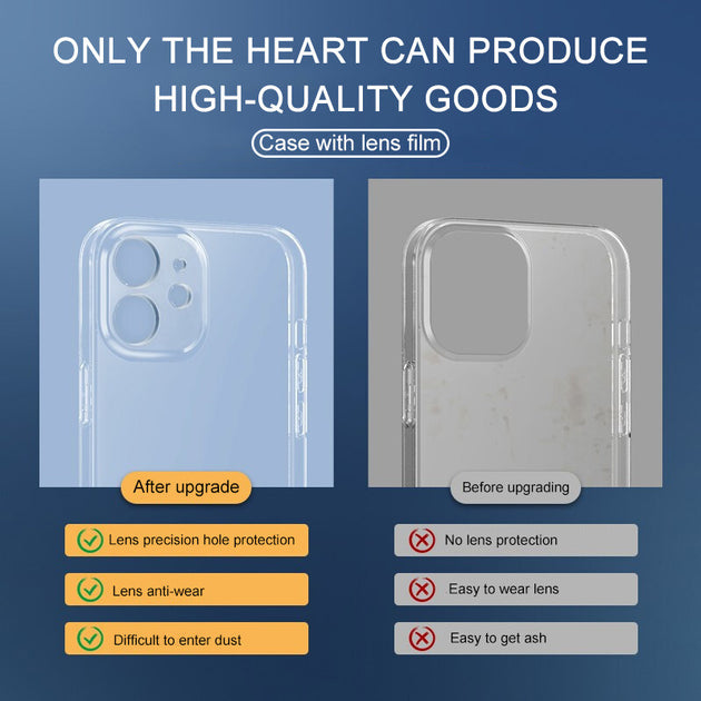 Ultra Thin Clear Phone Case For iPhone 11 12 13 14 15 16 Pro X XR XS Max Mini 7 8 Plus SE Silicone Soft Transparent Back Cover Frontier General Hardware